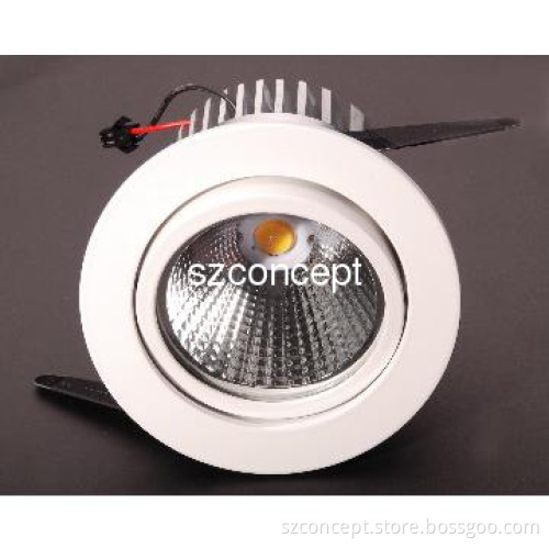 high lumen 10W COB downlight CE RoHS approval